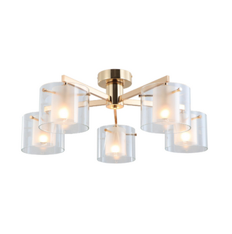 ¿Está disponible la lámpara de techo de montura de montura de 5 luces doradas de 5 luces?