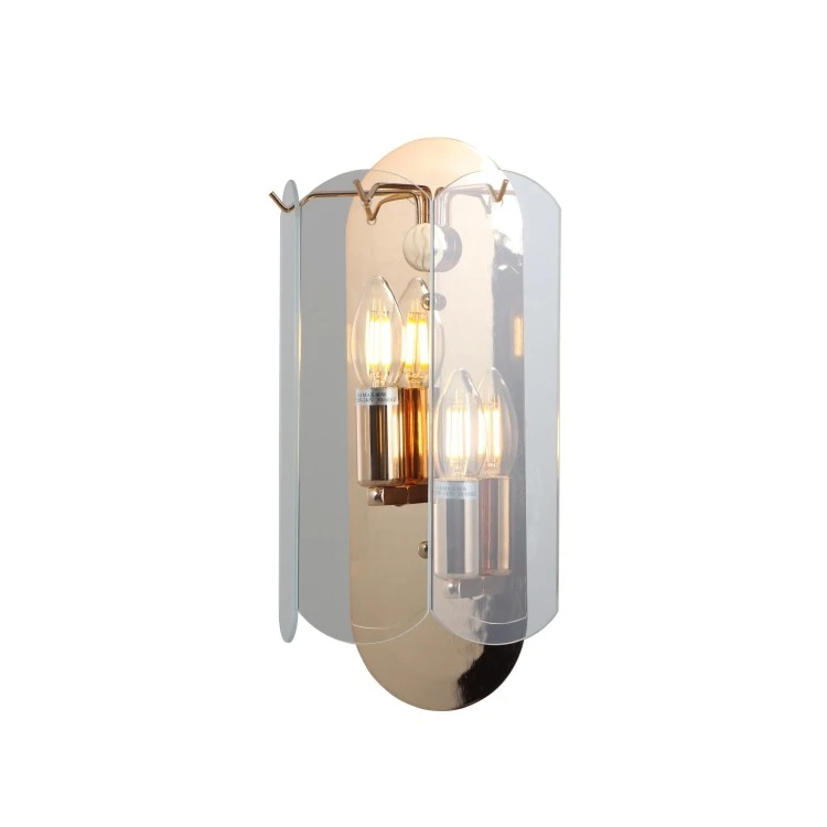 ¿Cómo puede un aplique de pared dorado de 2 luces transformar su espacio?