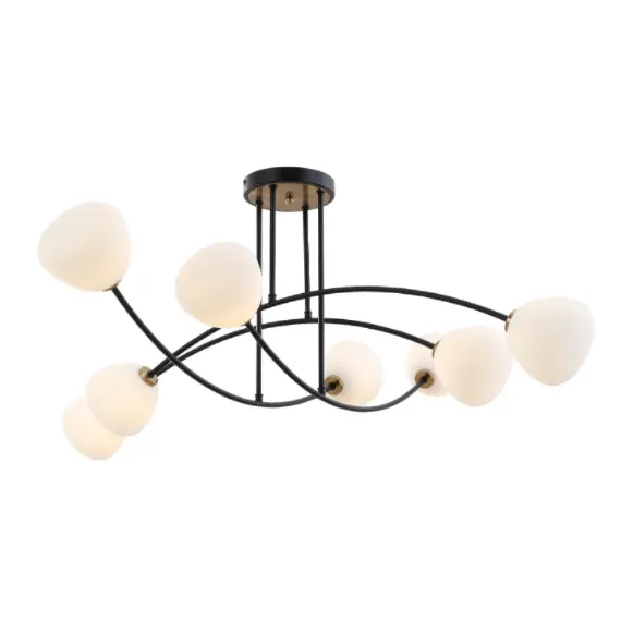 Luz negra de techo de montaje de 8 vidrio de 8 vidrio