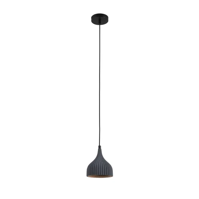 Lámpara colgante industrial de cemento tipo loft