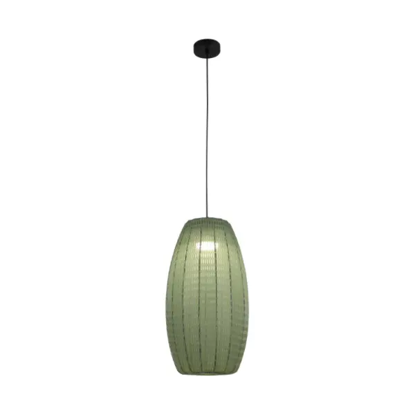 Colgante tejido verde oliva