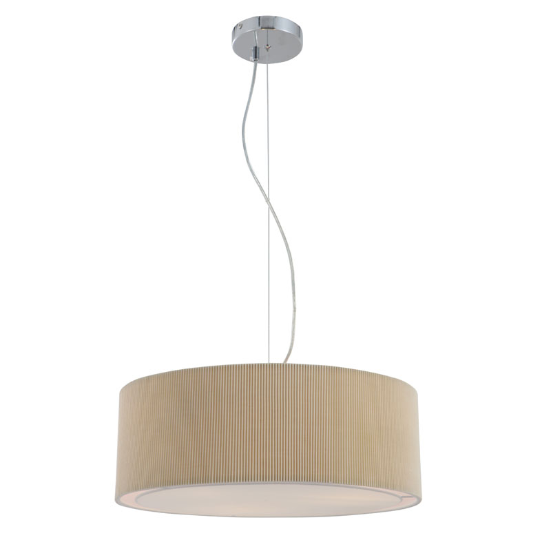 Lámpara colgante moderna beige cálido